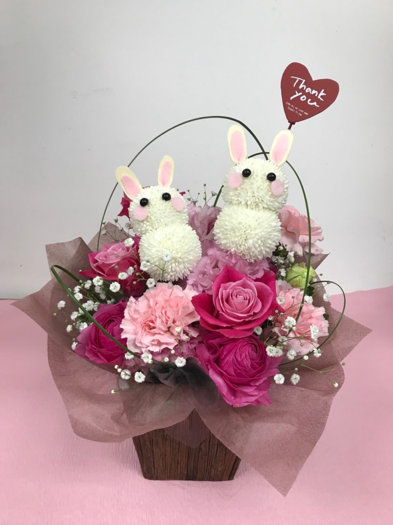 うさぎアレンジメント