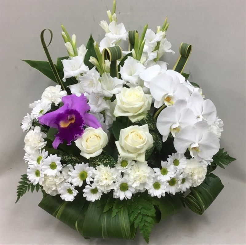 【御供】エターナルリング_MIX蘭のアレンジメント_60_DS-OS