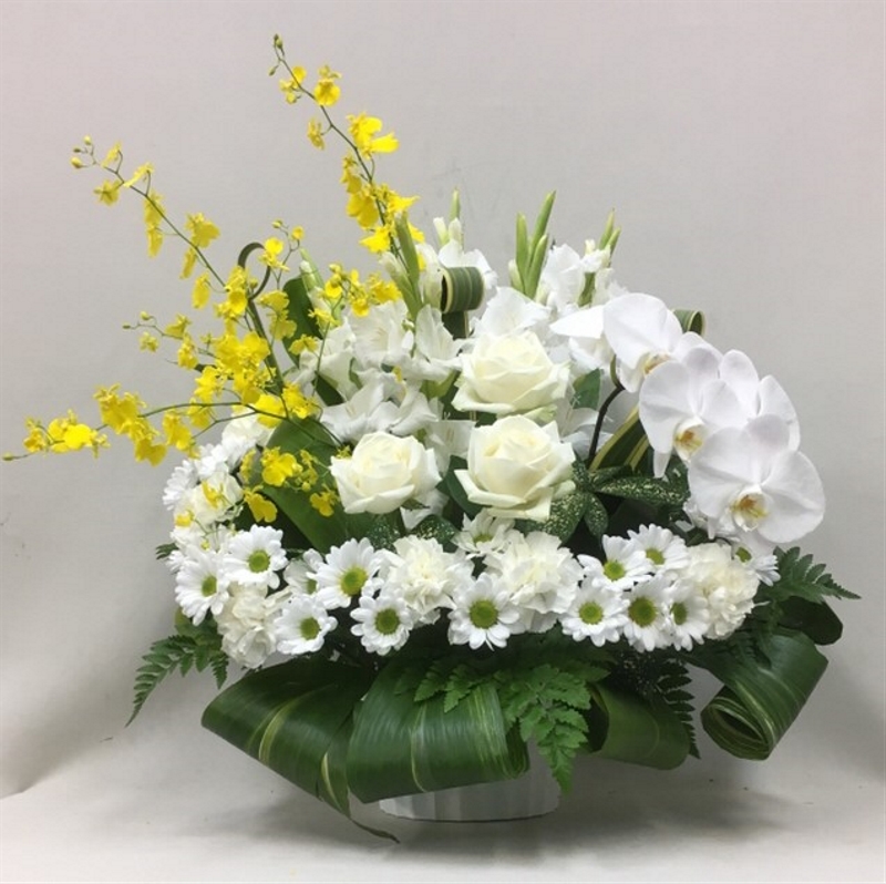 【御供】エターナルリング_MIX蘭のアレンジメント_60_DS-OS