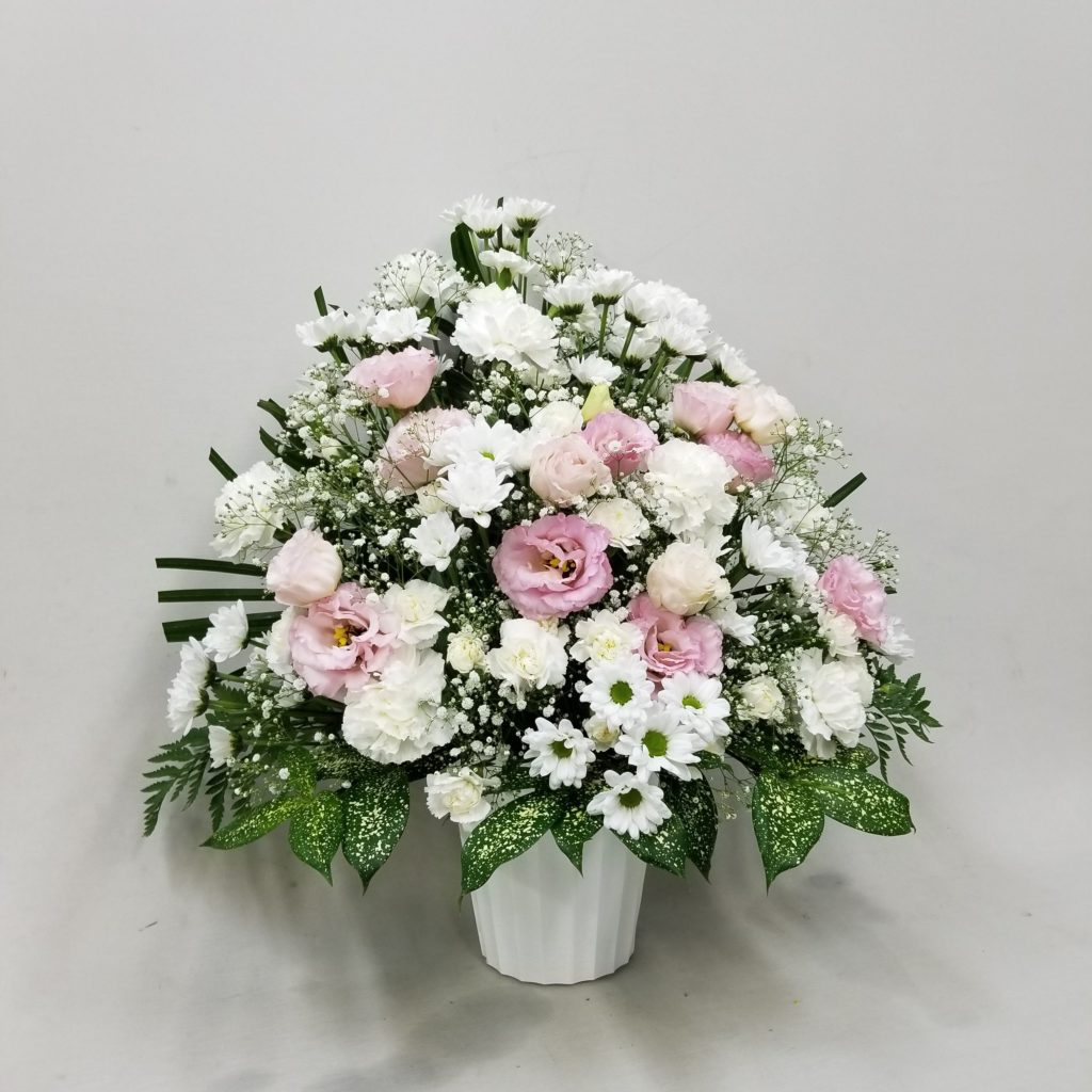 【御供】カーネーションとカスミソウのアレンジメントWP_60_SP-OS