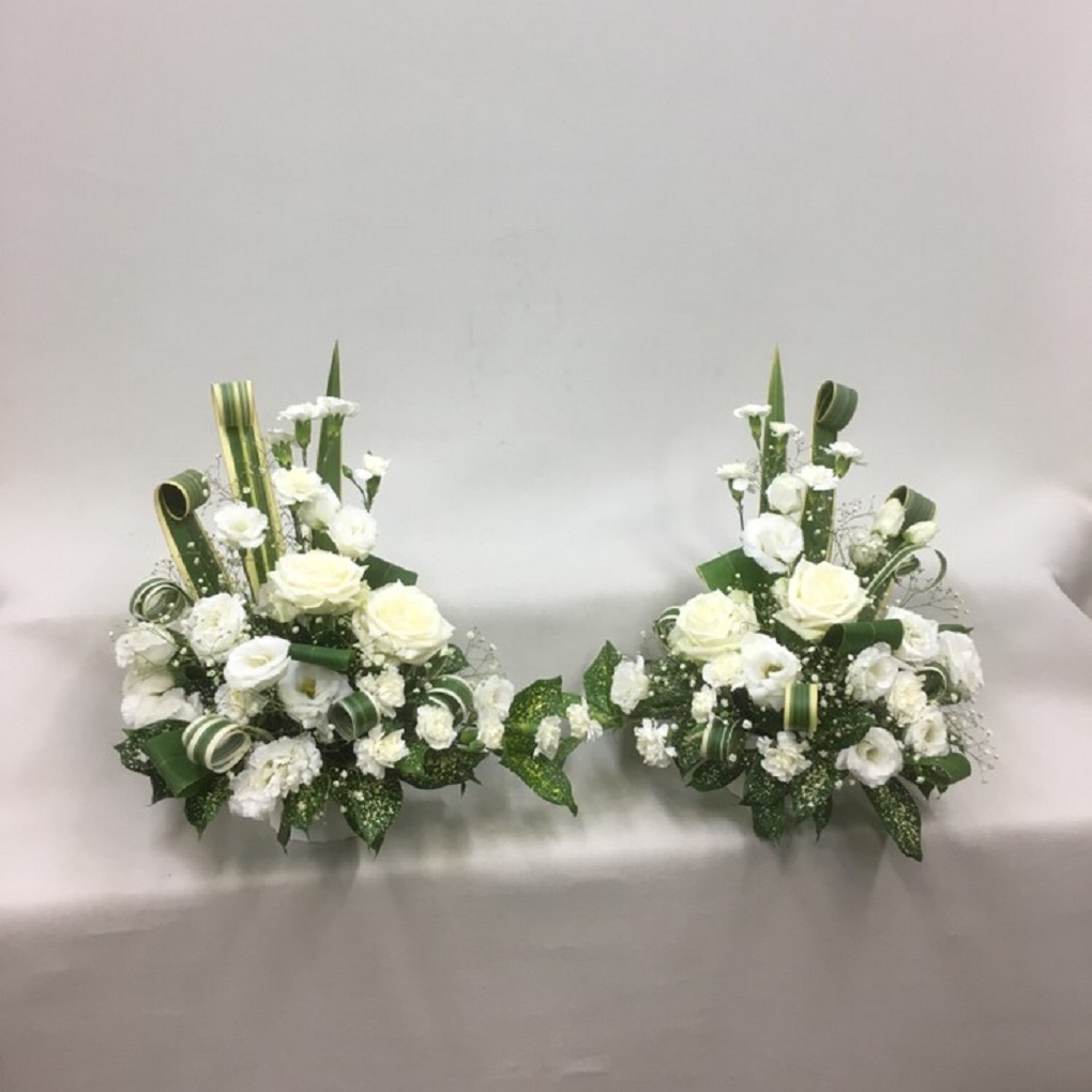 【御供】一対の白いアレンジメントW_40_SP-OS