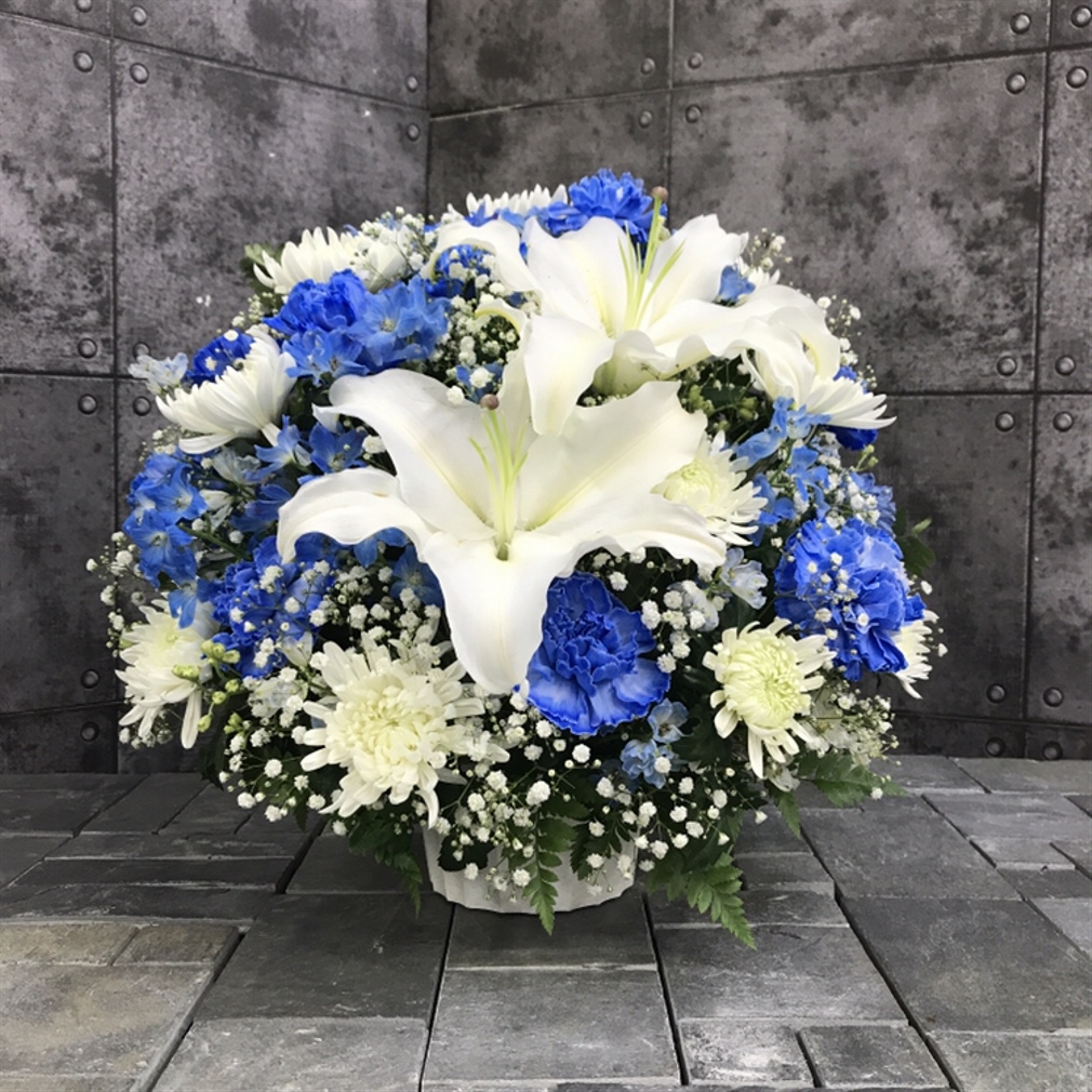 【御供】菊とカーネーションのMIXアレンジメントWB_40_MS-OS