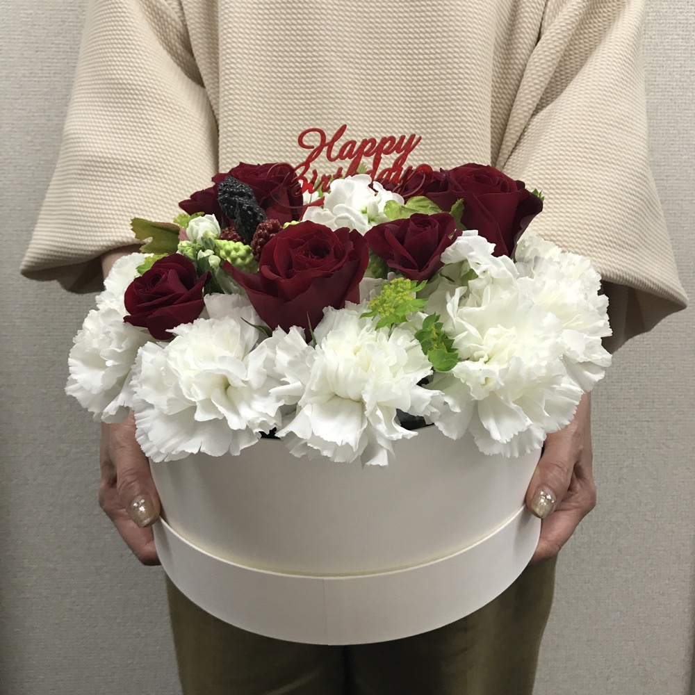 ホールケーキアレンジメントS (W22)