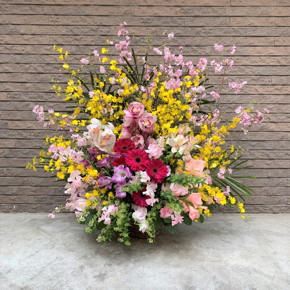 【春限定】さくらと蘭のアレンジメント897（H100）