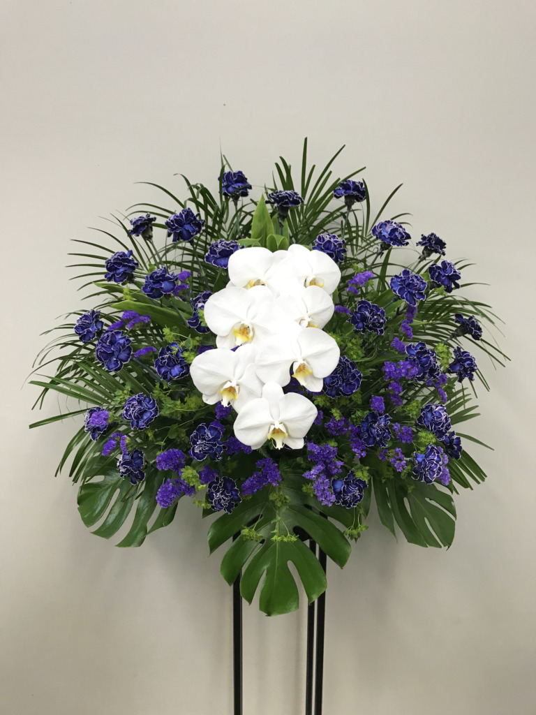 高貴de豪華なバイオレッドスタンド(胡蝶蘭1段）