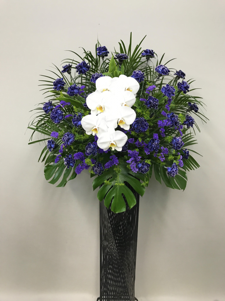 高貴de豪華なバイオレッドアイアンスタンド(胡蝶蘭H195）