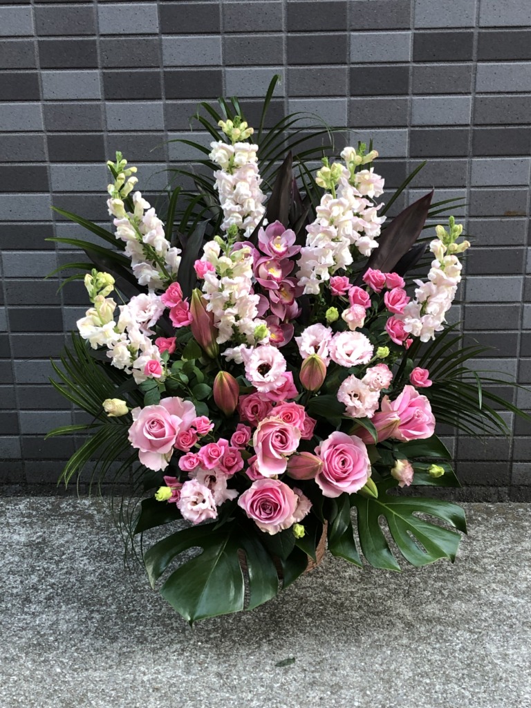 【冬季限定】豪華deマーベラスピンクなアレンジメント (H75)