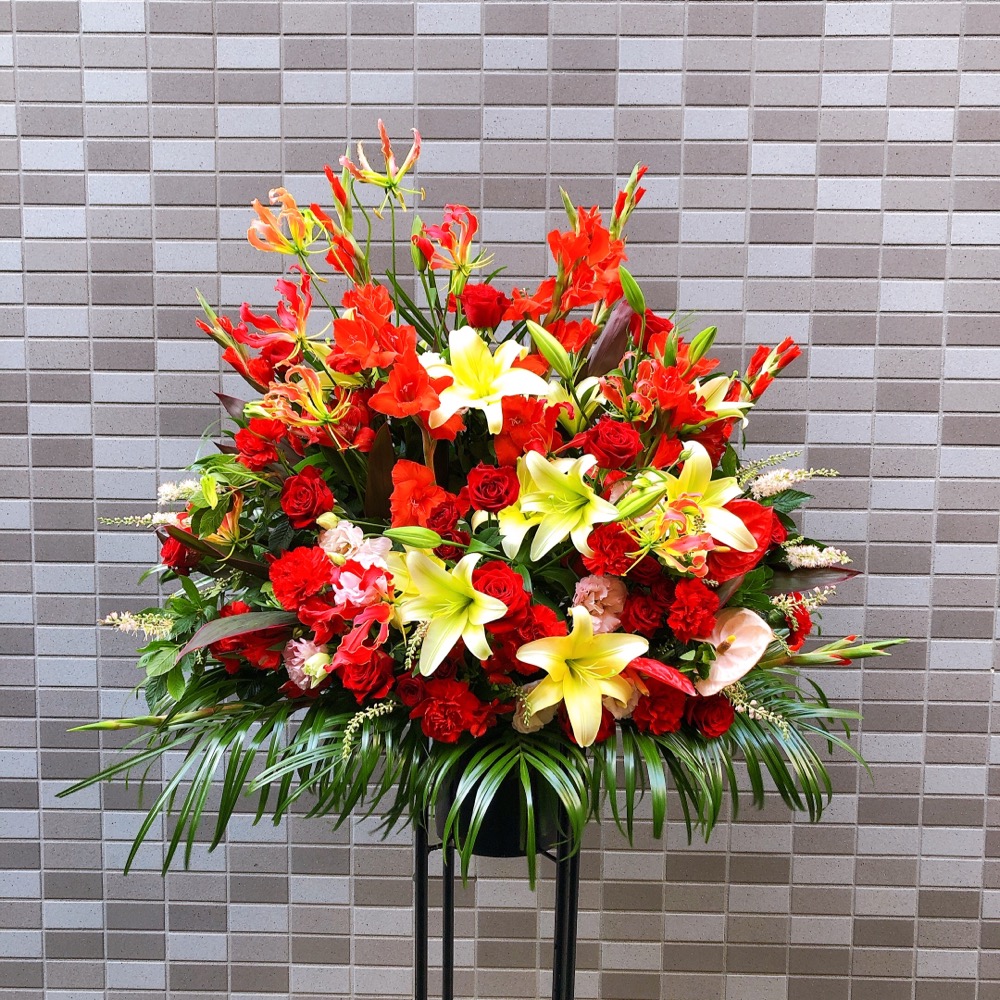 開店開業祝い用スタンド花12698-0002