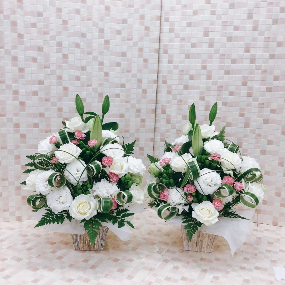 2020お盆用アレンジメント(一対)12710-0002