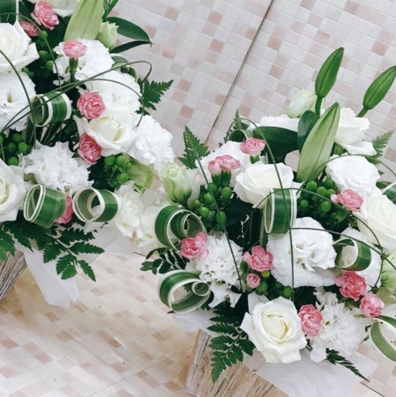 2020お盆用アレンジメント(一対)12710-0002