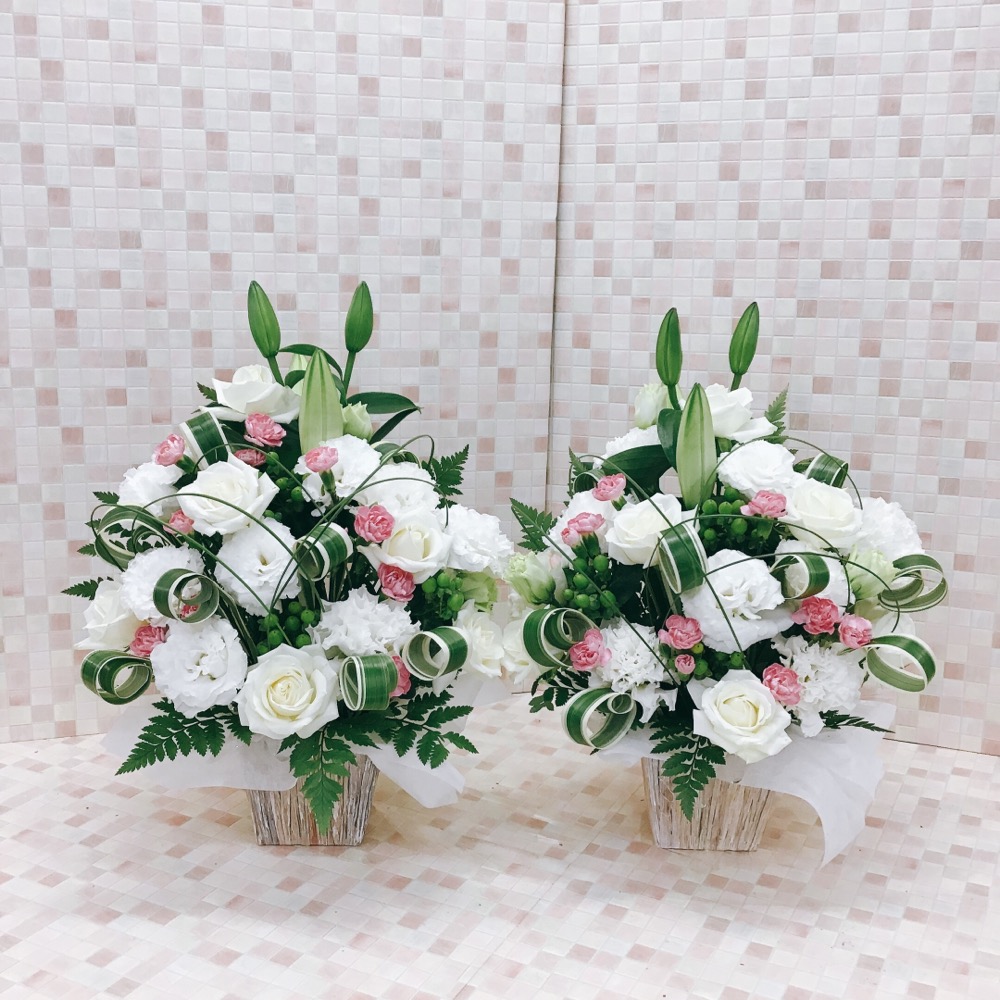 2020お盆用アレンジメント(一対)12710-0002