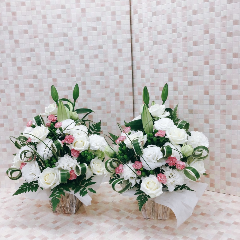 2020お盆用アレンジメント(一対)12710-0002