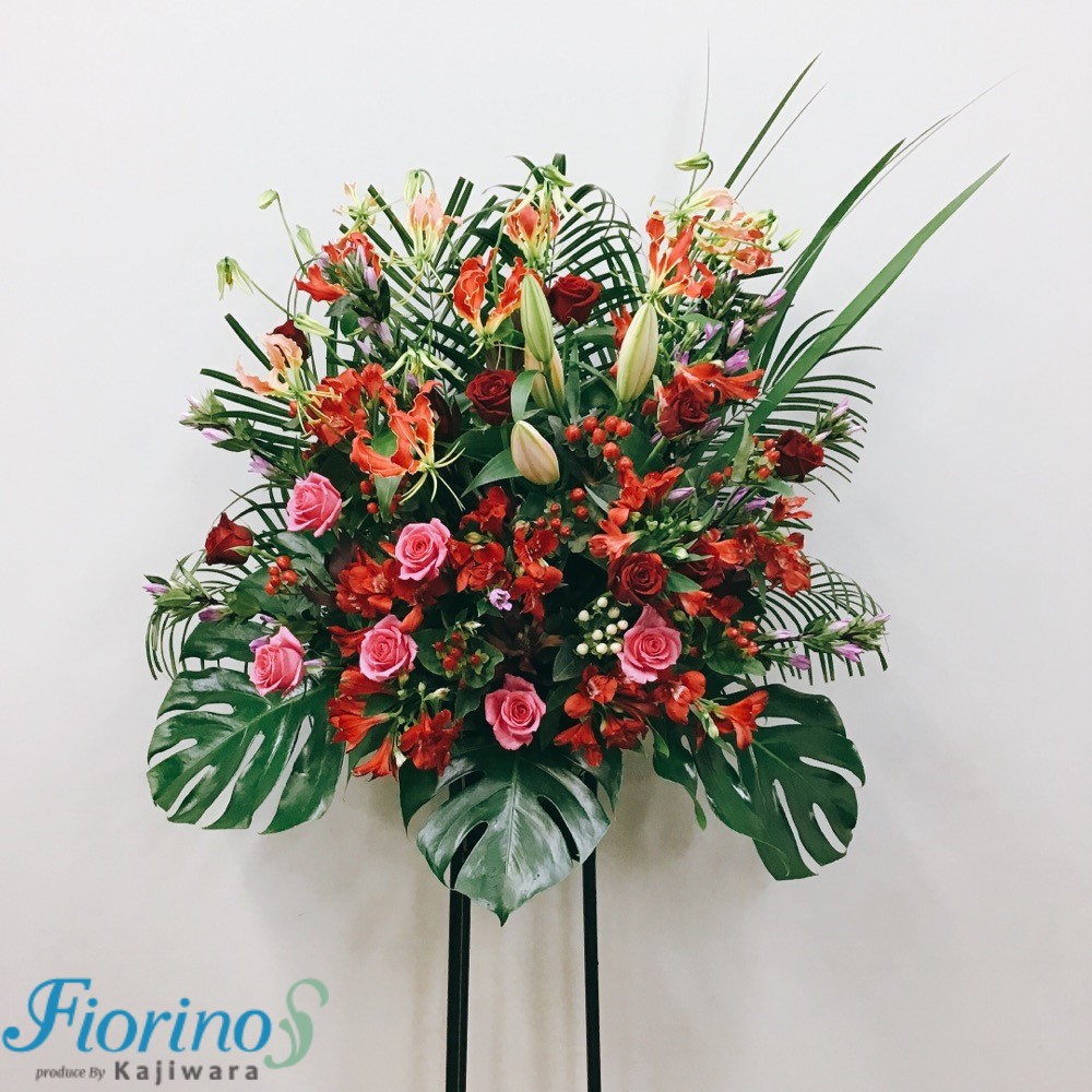 開店祝い用スタンド花(1段)12729-0002