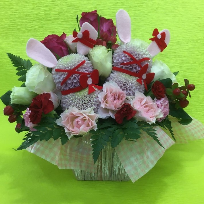【特注】うさぎのアレンジメント