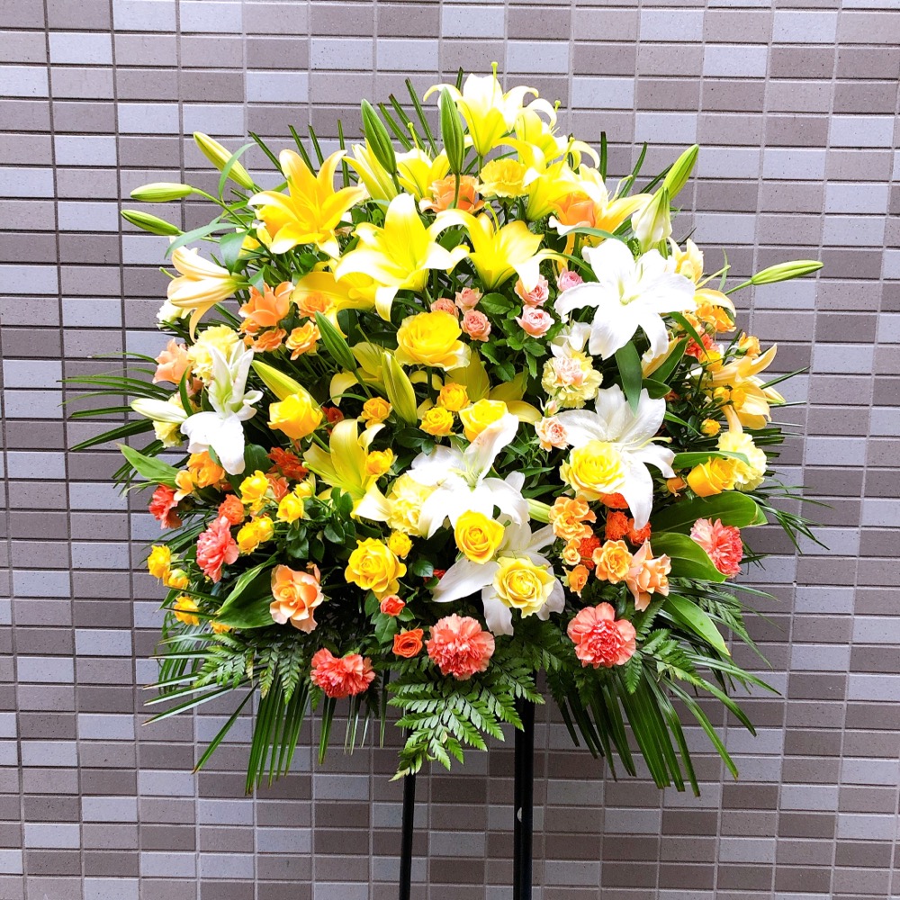 イエローオレンジスタンド花１段