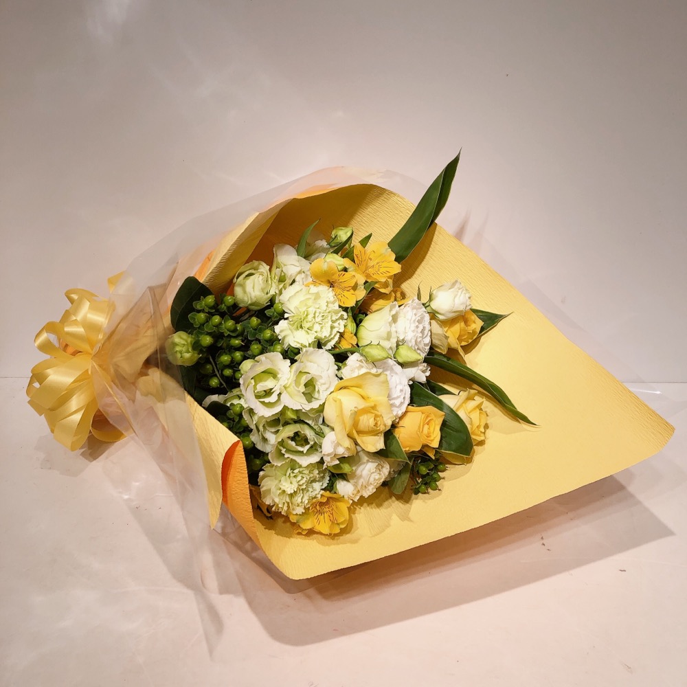 イエロー MIX花束 （H40)