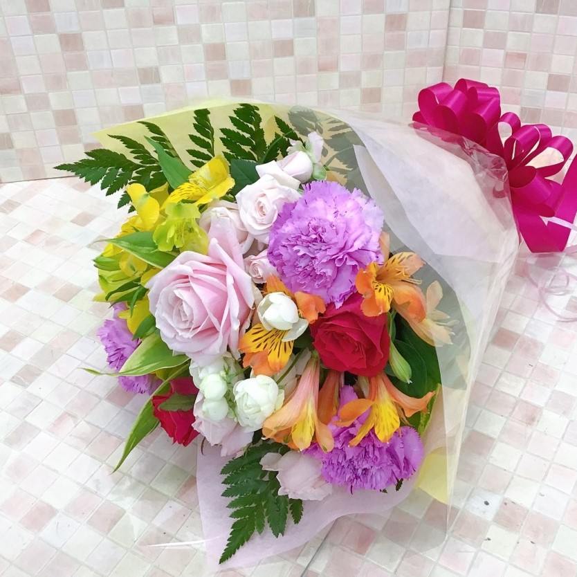 カラフル ミニブーケ（H40)