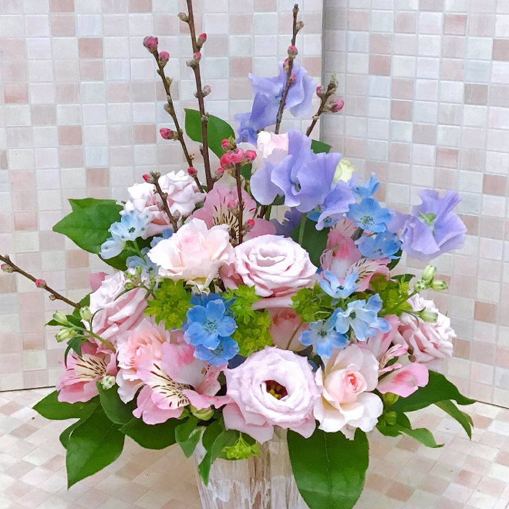 春のお花のアレンジメント（H35）